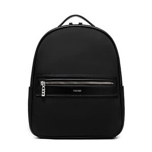 PIXIE MOOD Hannah recycled nylon backpack | Black minimalist bag